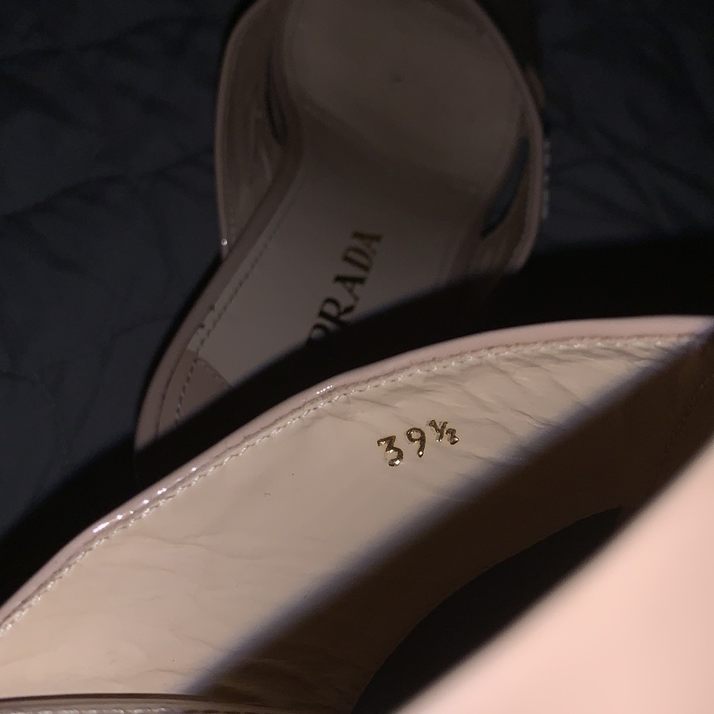 PRADA Wedge Sandal ~ Nude - Picture 15 of 17
